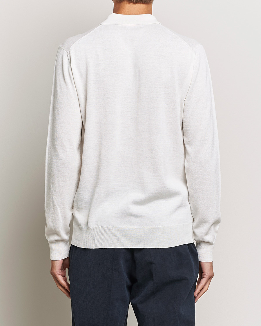 Herre | Trøjer | Orlebar Brown | Ebro OB Stripe Polo White Sand