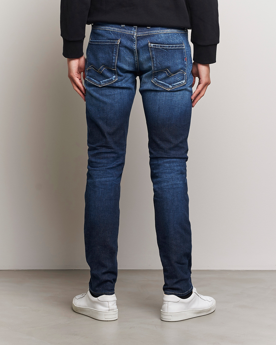 Herre | Jeans | Replay | Anbass Super Stretch Bio Jeans Dark Blue