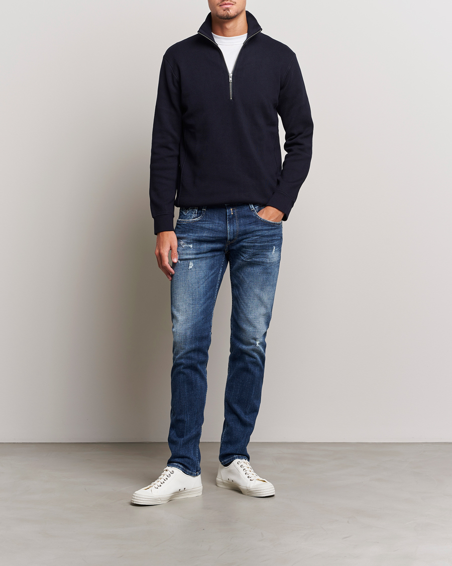 Herre | Jeans | Replay | Anbass 5 Years Wash Jeans Dark Blue