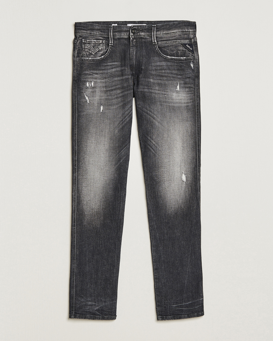 Herre | Jeans | Replay | Anbass 5 Years Wash Jeans Grey Black
