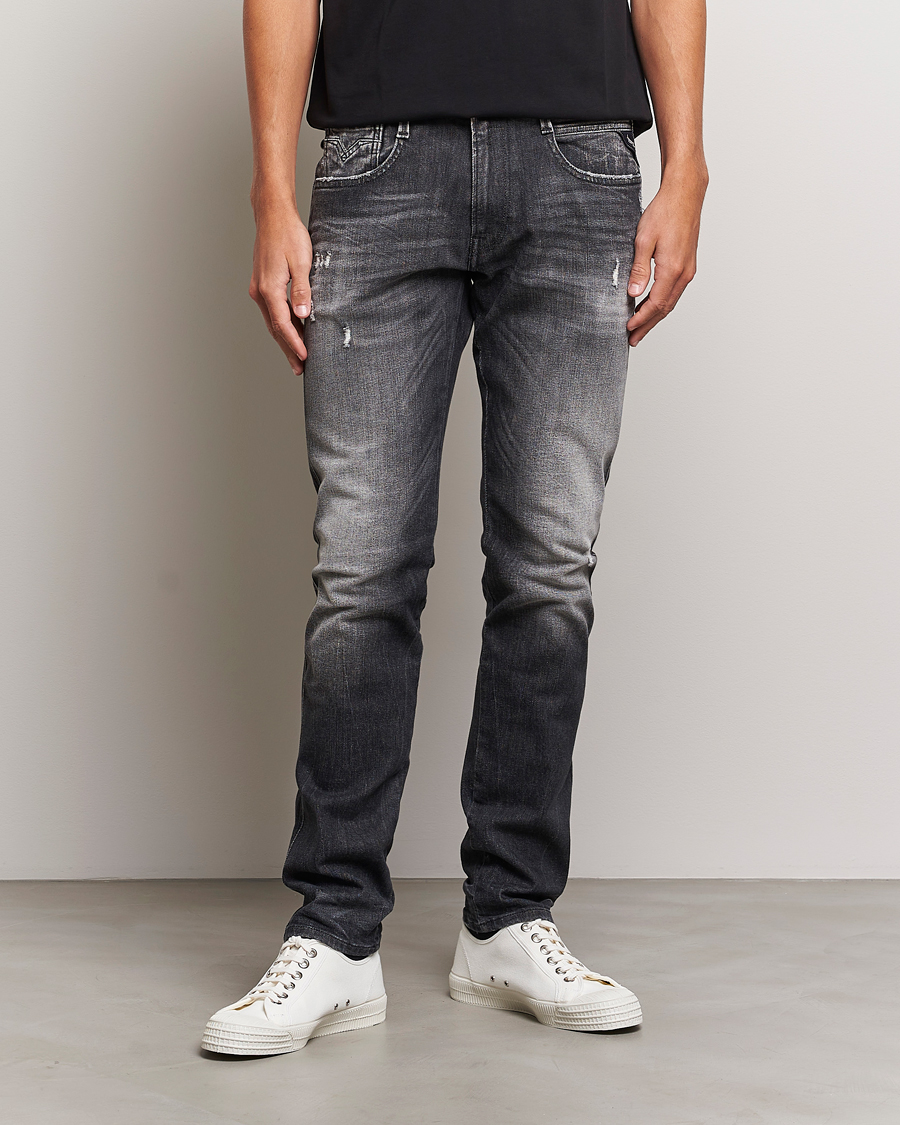 Herre | Jeans | Replay | Anbass 5 Years Wash Jeans Grey Black