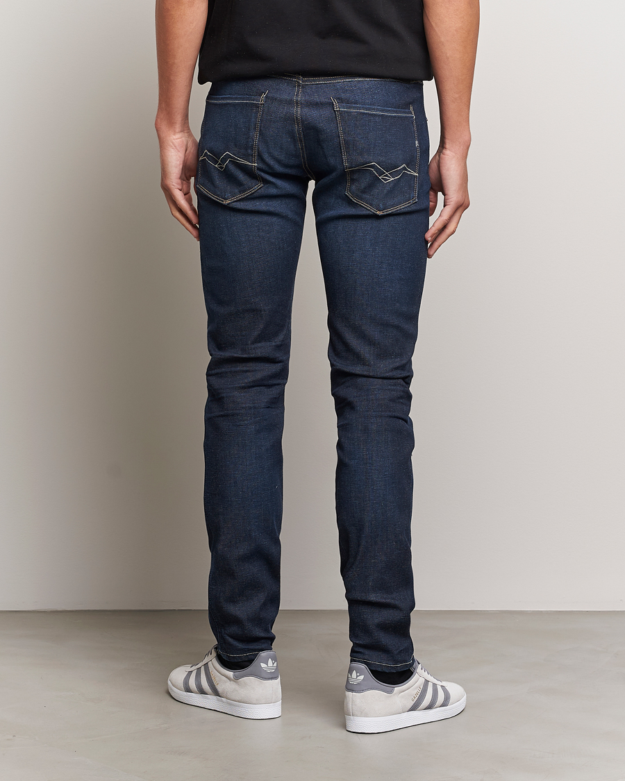 Herre | Jeans | Replay | Anbass Hyperflex Re-Used Jeans Dark Blue