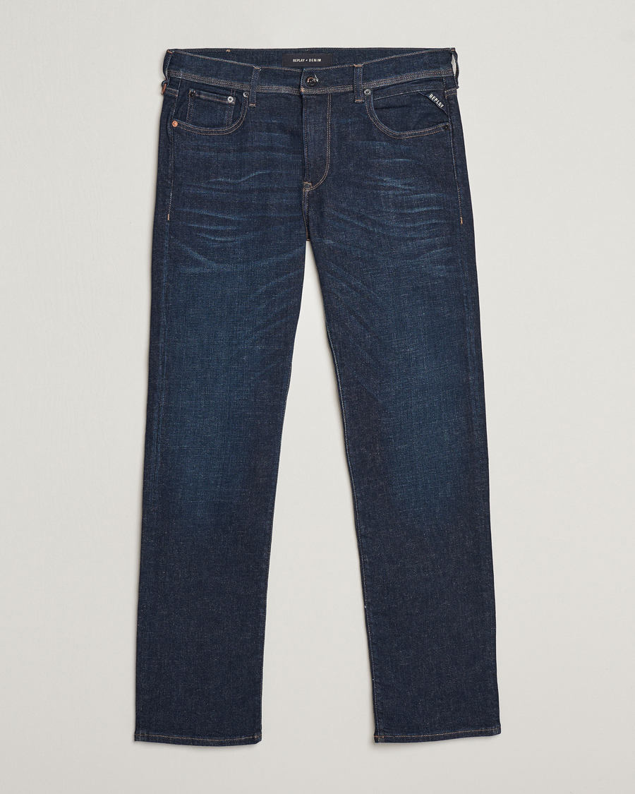 Herre | Jeans | Replay | Sartoriale Regular Fit Hyperflex Jeans Dark Blue