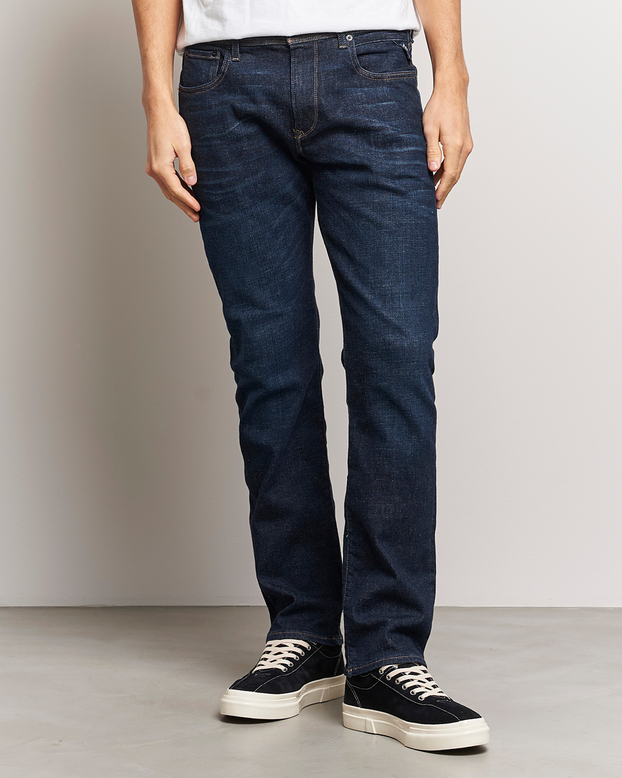 Herre | Jeans | Replay | Sartoriale Regular Fit Hyperflex Jeans Dark Blue