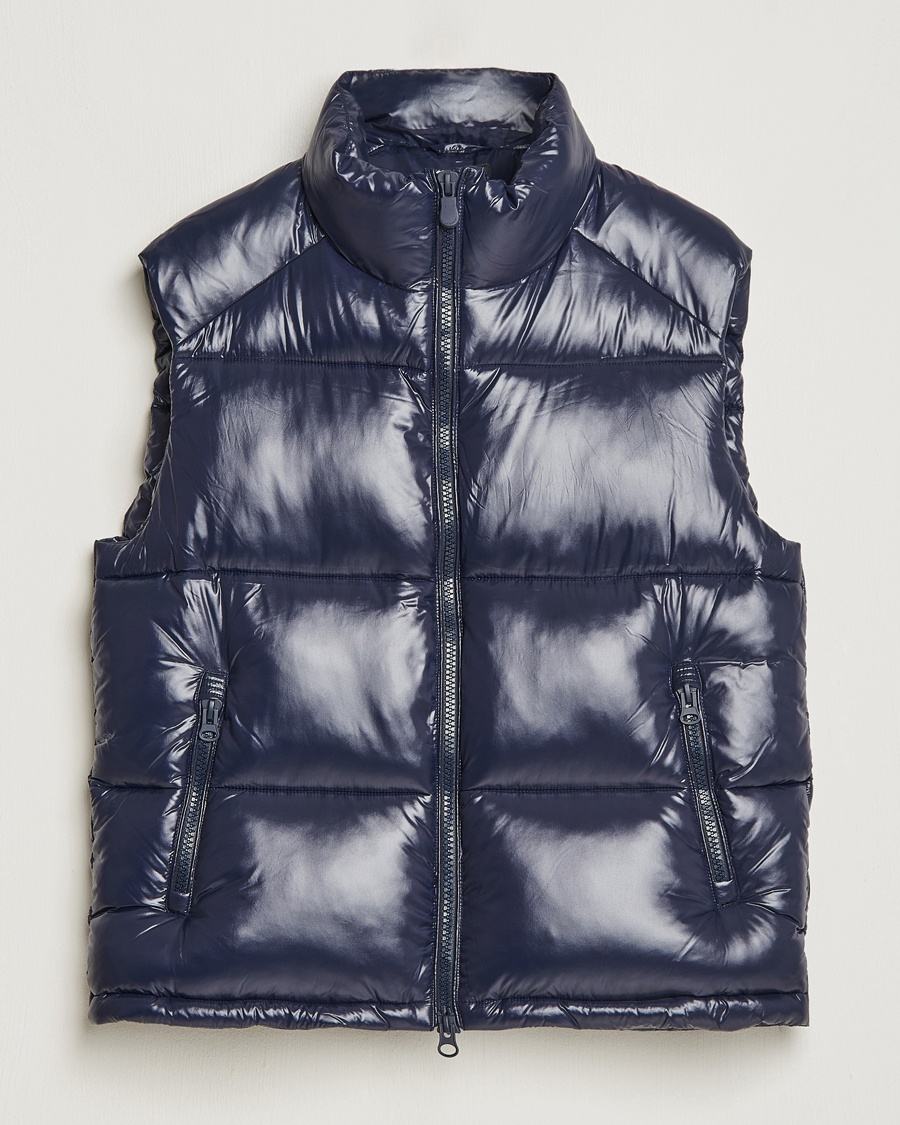 Herre | Jakker | Save The Duck | Ailantus Padded Puffer Vest Blue Black