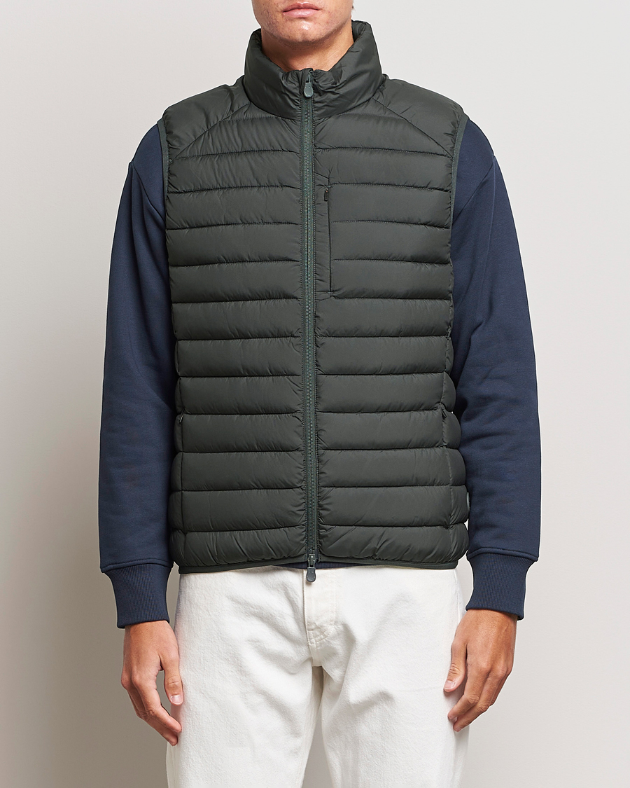 Herre |  | Save The Duck | Rhus Matt Lightweight Vest Green Black