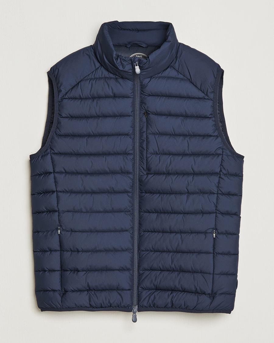 Herre | Jakker | Save The Duck | Rhus Matt Lightweight Vest Blue Black