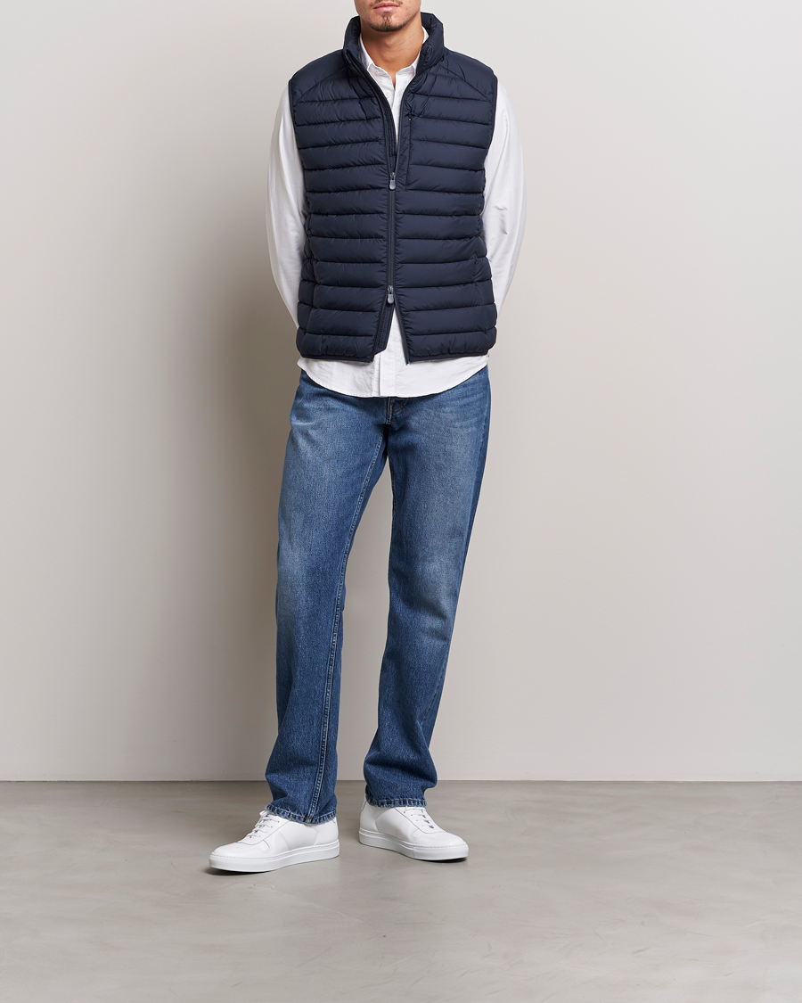 Herre | Jakker | Save The Duck | Rhus Matt Lightweight Vest Blue Black