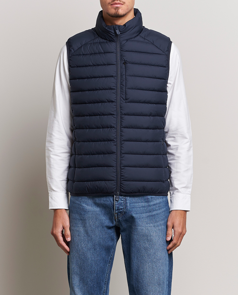 Herre | Jakker | Save The Duck | Rhus Matt Lightweight Vest Blue Black