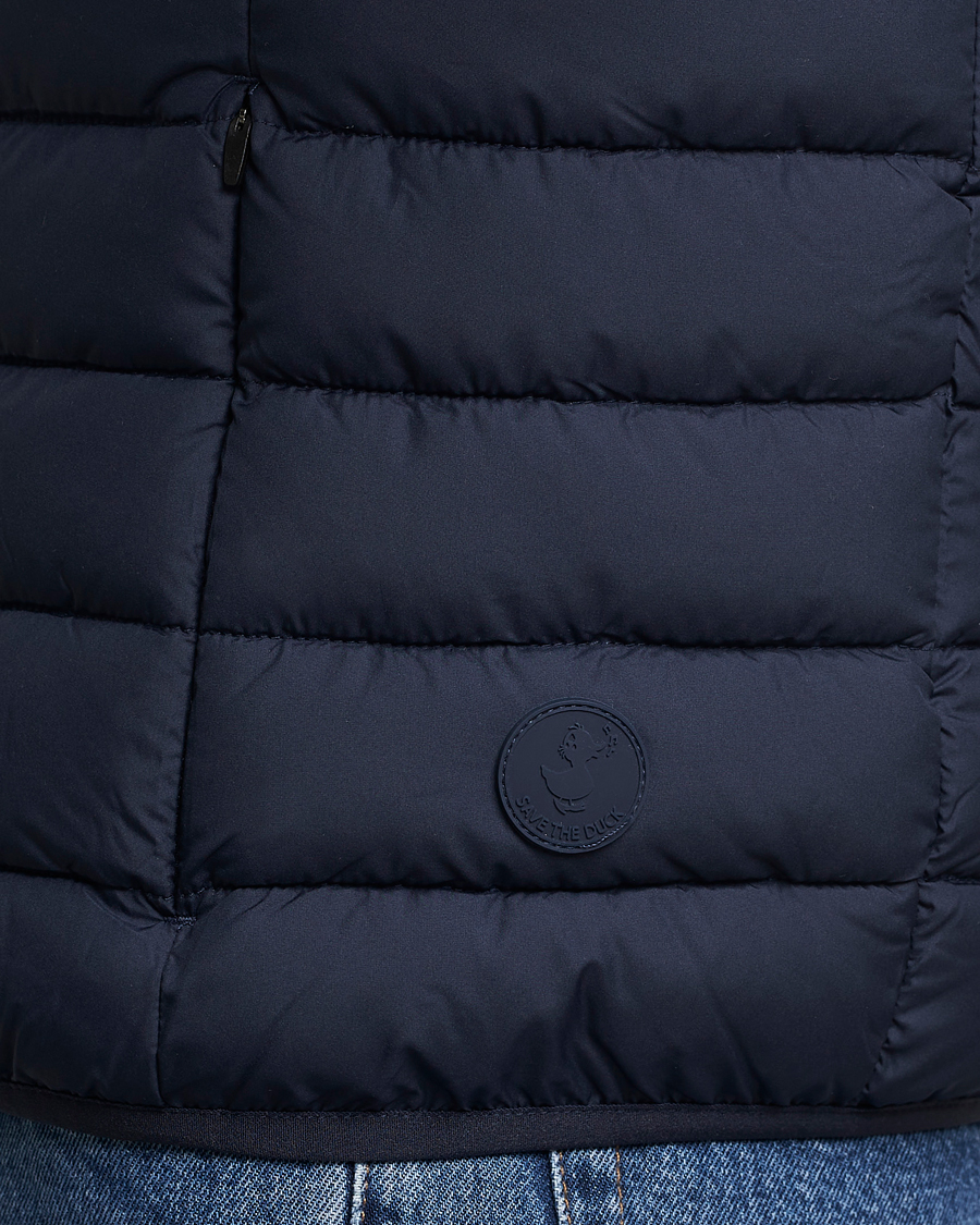 Herre | Jakker | Save The Duck | Rhus Matt Lightweight Vest Blue Black