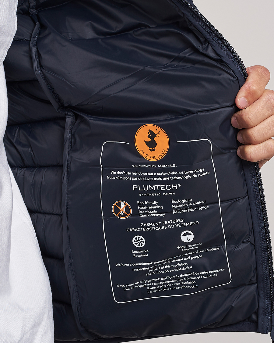 Herre | Jakker | Save The Duck | Rhus Matt Lightweight Vest Blue Black