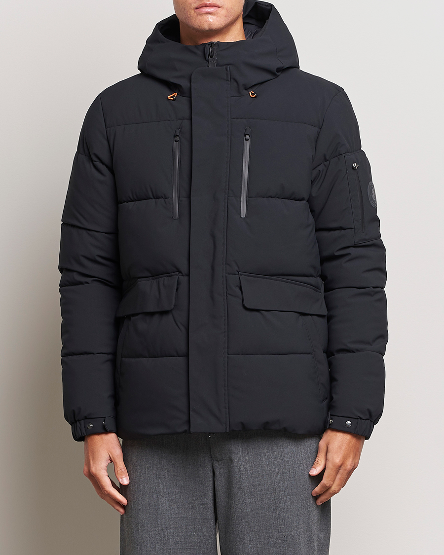 Herre | Parkas | Save The Duck | Alter Short Arctic Parka Black