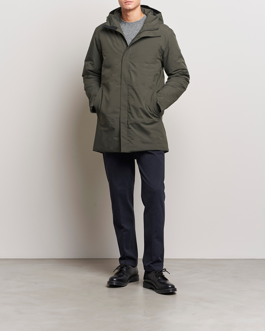 Herre | Jakker | Scandinavian Edition | Loft Waterproof Padded Coat Dark Olive