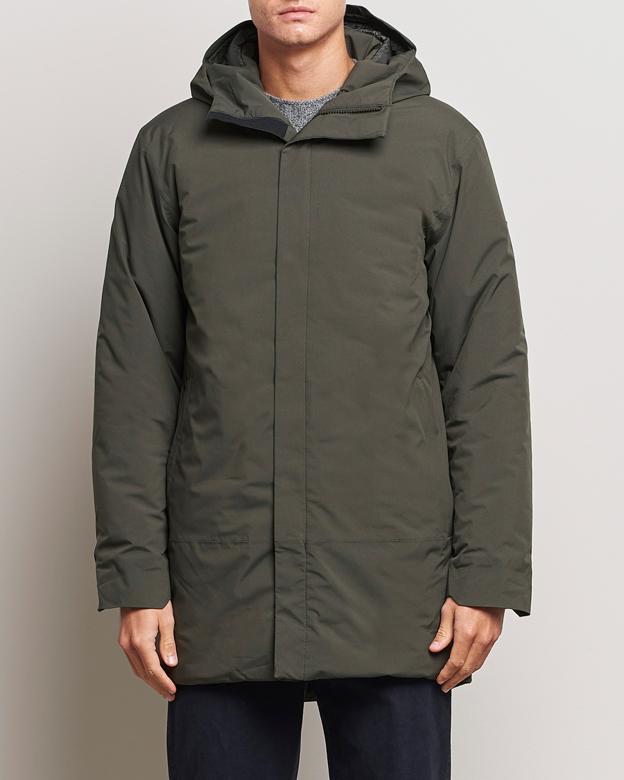 Herre | Parkas | Scandinavian Edition | Loft Waterproof Padded Coat Dark Olive