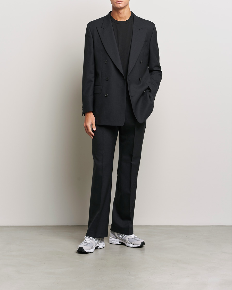 Herre | Blazere & jakker | Sunflower | Double Breasted Wool Blazer Black