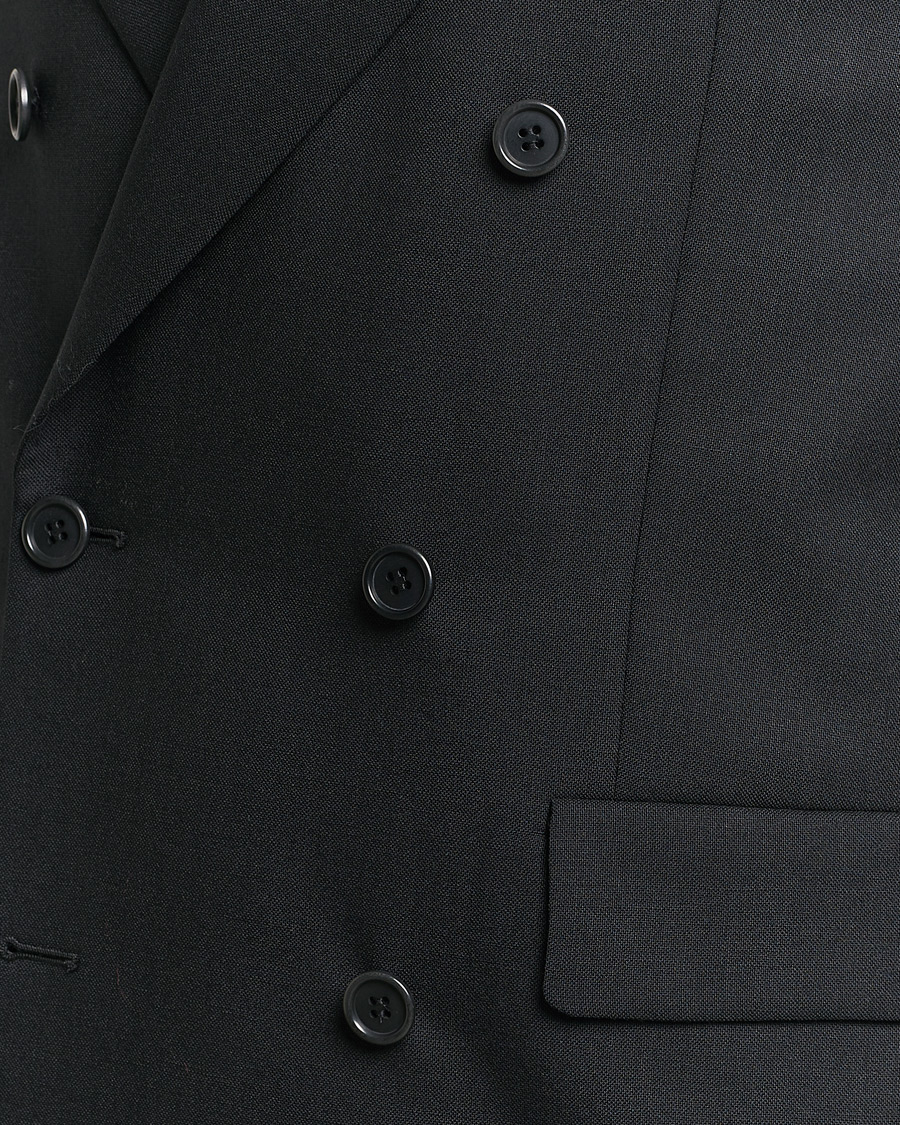 Herre | Blazere & jakker | Sunflower | Double Breasted Wool Blazer Black