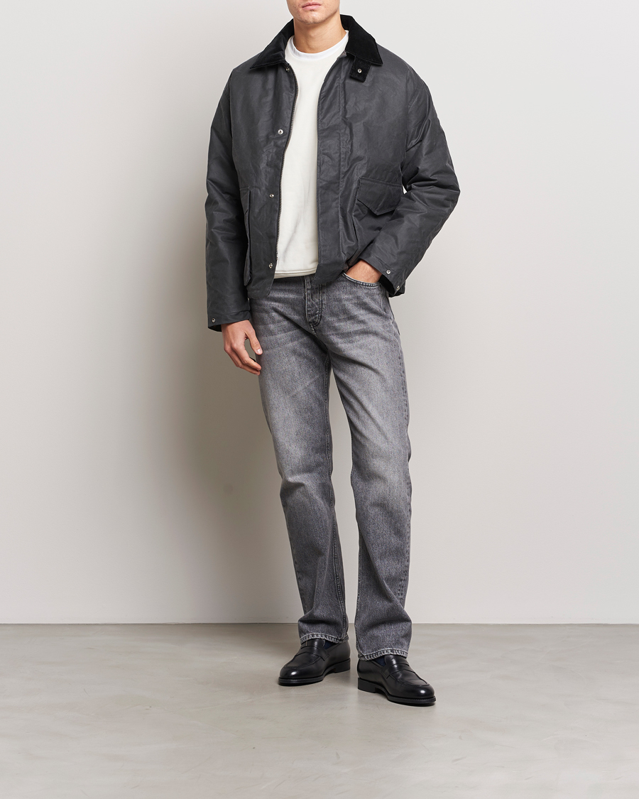 Herre | Jakker | Sunflower | Waxed Short Jacket Black