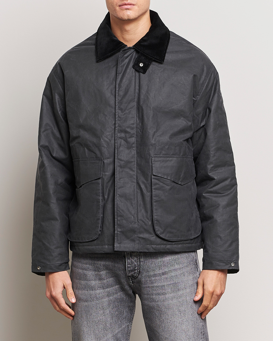 Herre | Jakker | Sunflower | Waxed Short Jacket Black