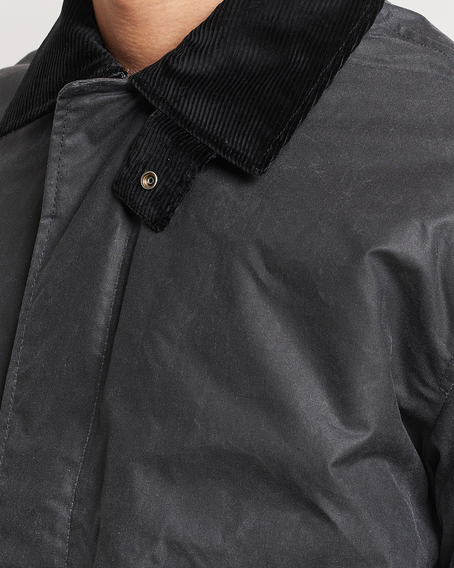 Herre | Jakker | Sunflower | Waxed Short Jacket Black