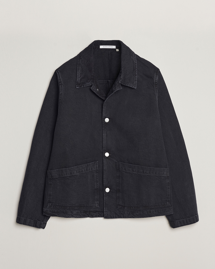 Herre | Jakker | Sunflower | Worker Denim Jacket Black
