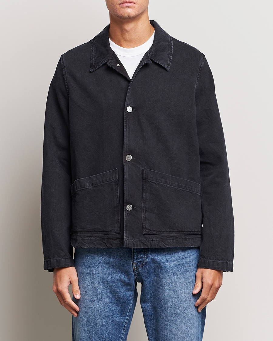 Herre | Jakker | Sunflower | Worker Denim Jacket Black