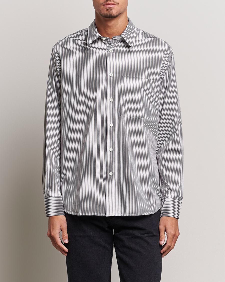 Herre | Skjorter | Sunflower | Ace Poplin Casual Shirt Off White