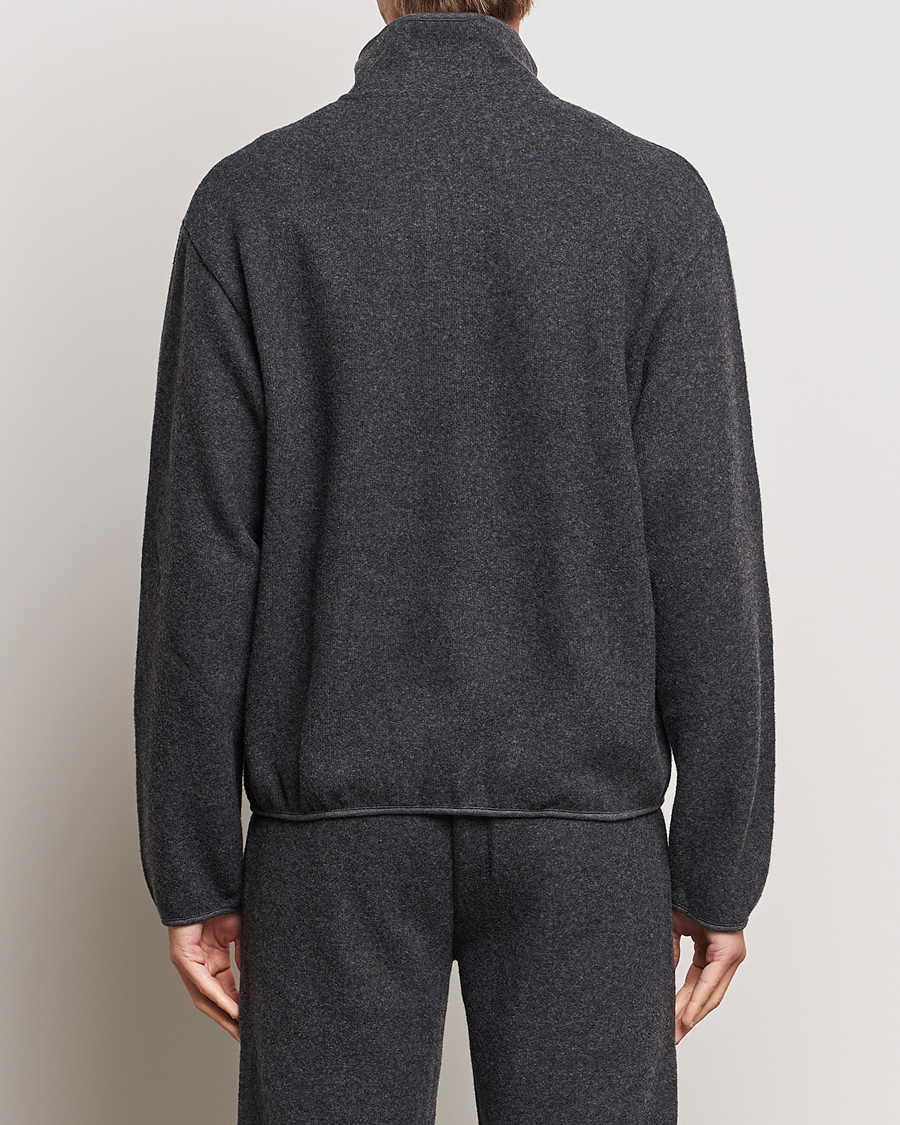 Herre | Trøjer | Sunflower | Wool Jersey Half Zip Antracite