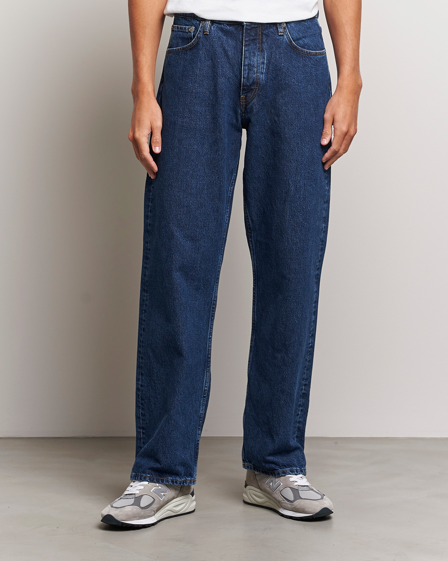 Herre | New Nordics | Sunflower | Loose Jeans Rinse Blue