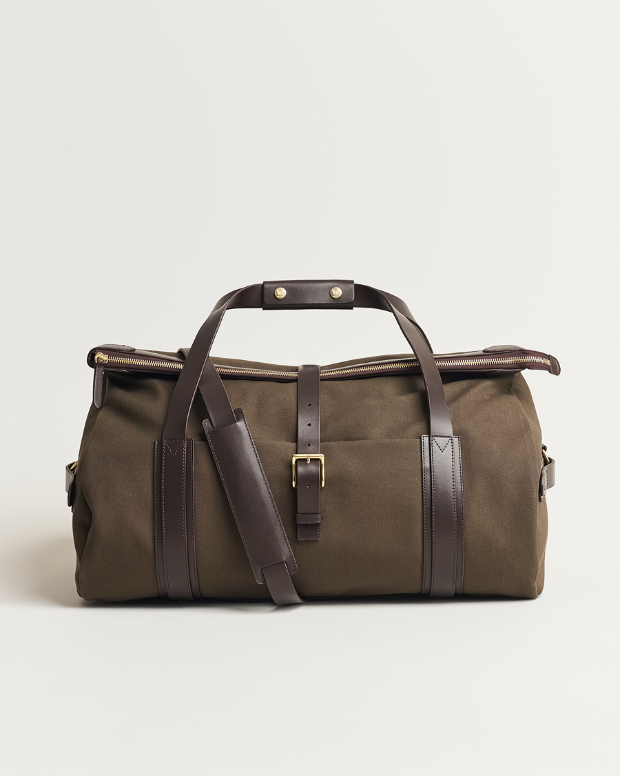 Herre | Tasker | Mismo | M/S Explorer Weekendbag Army/Dark Brown