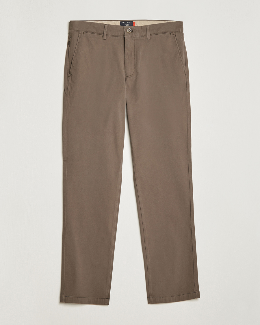Herre | Chinos | Dockers | Cotton Slim Chino Khaki Green