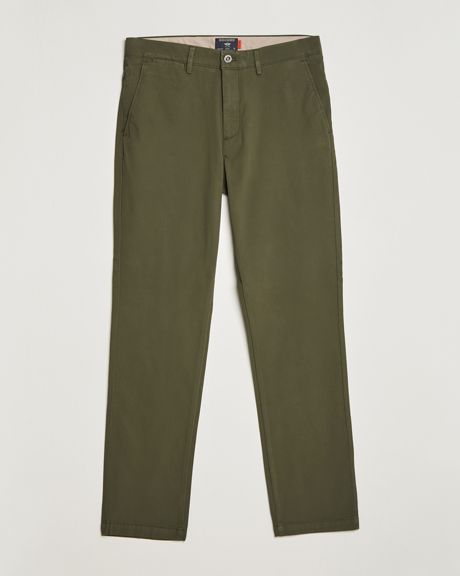 Herre | Chinos | Dockers | Cotton Slim Chino Olive