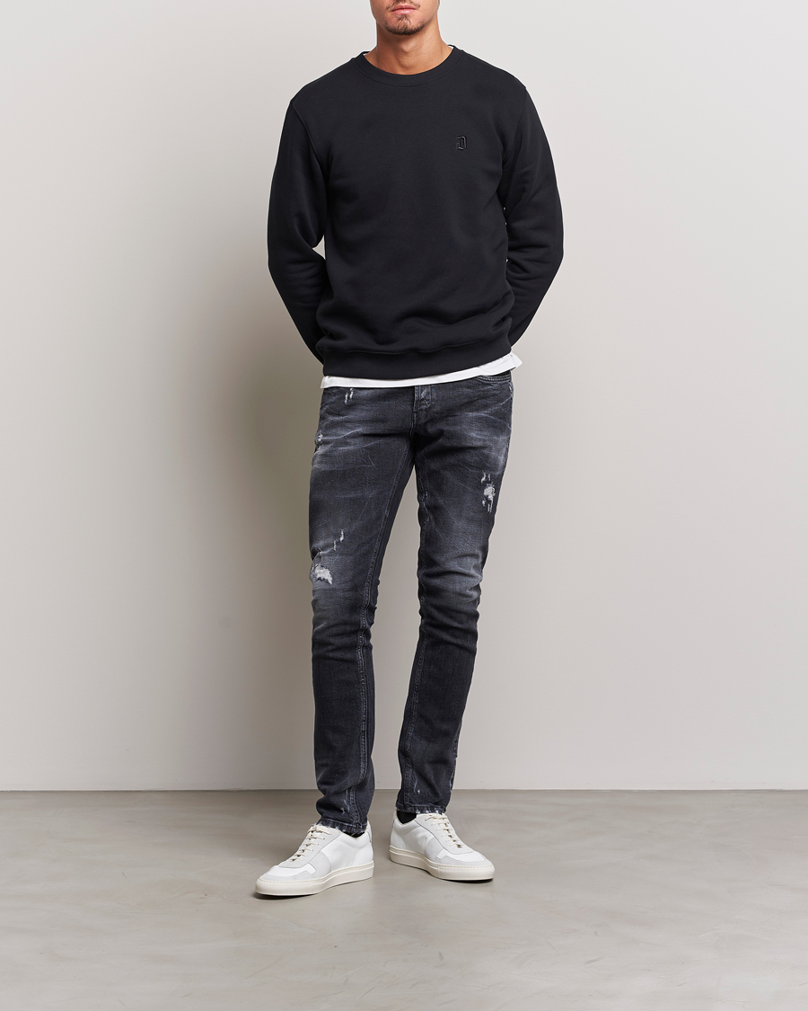 Herre | Jeans | Dondup | George Destroyed Jeans Vintage Black