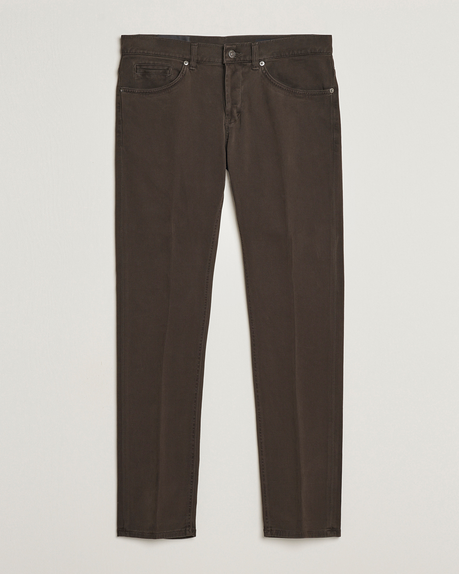 Herre | Jeans | Dondup | George 5-Pocket Jeans Brown