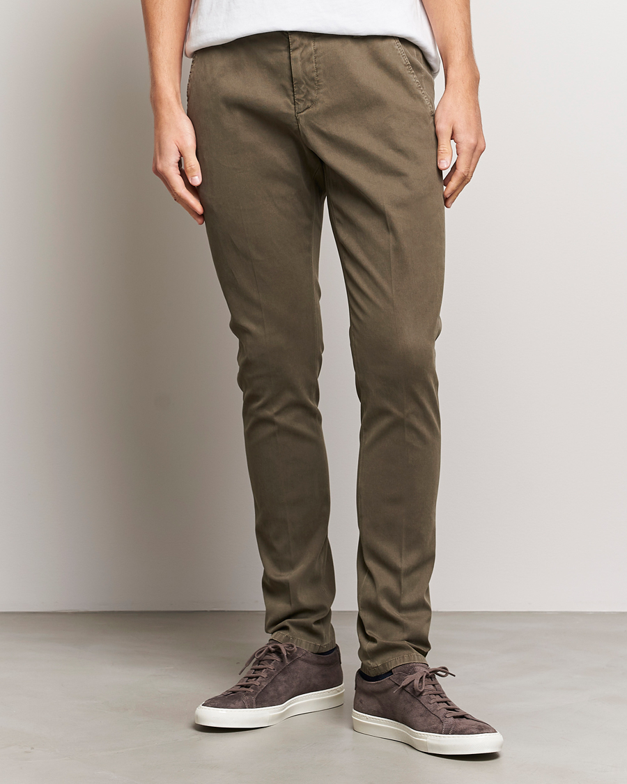 Herre | Klær | Dondup | Gaubert Chinos Olive Green