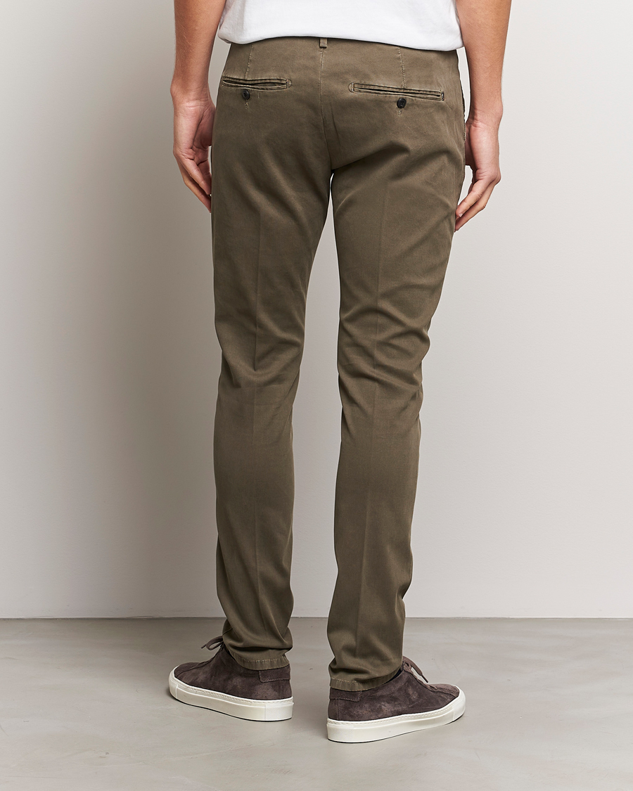Herre | Bukser | Dondup | Gaubert Chinos Olive Green