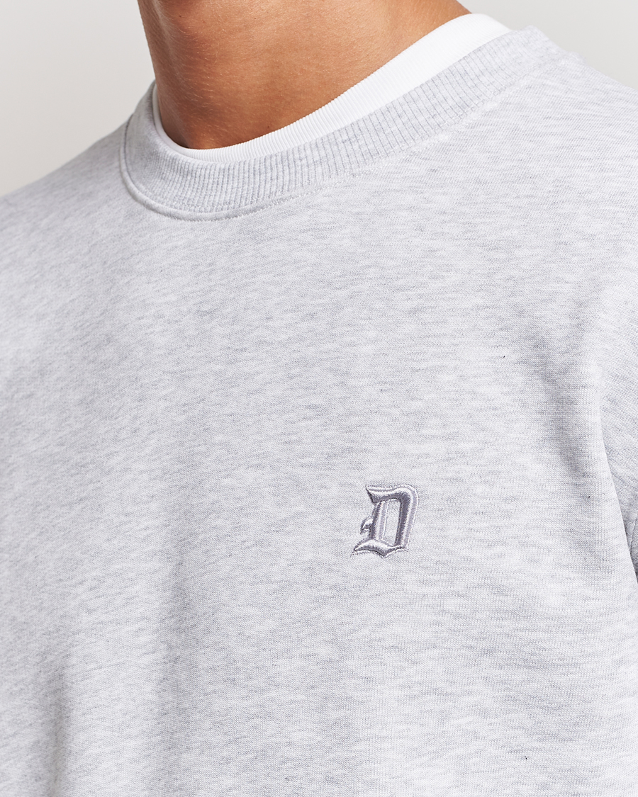 Herre | Trøjer | Dondup | Logo Crew Neck Sweatshirt Light Grey