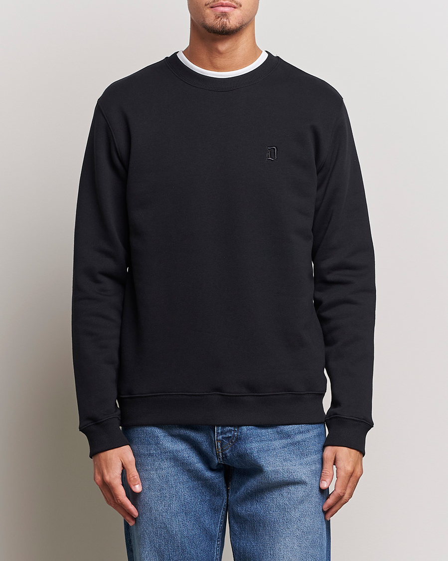 Herre | Trøjer | Dondup | Logo Crew Neck Sweatshirt Black