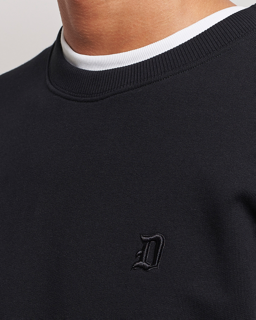 Herre | Trøjer | Dondup | Logo Crew Neck Sweatshirt Black