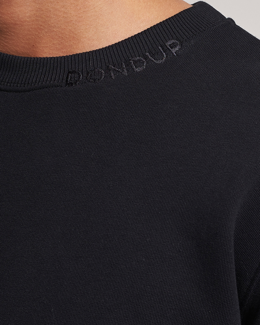 Herre | Trøjer | Dondup | Logo Crew Neck Sweatshirt Black