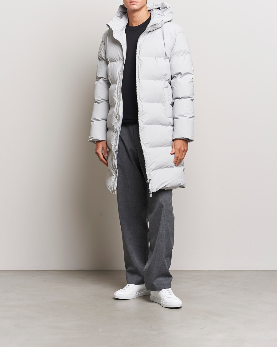 Herre | Jakker | RAINS | Alta Long Puffer Jacket Ash