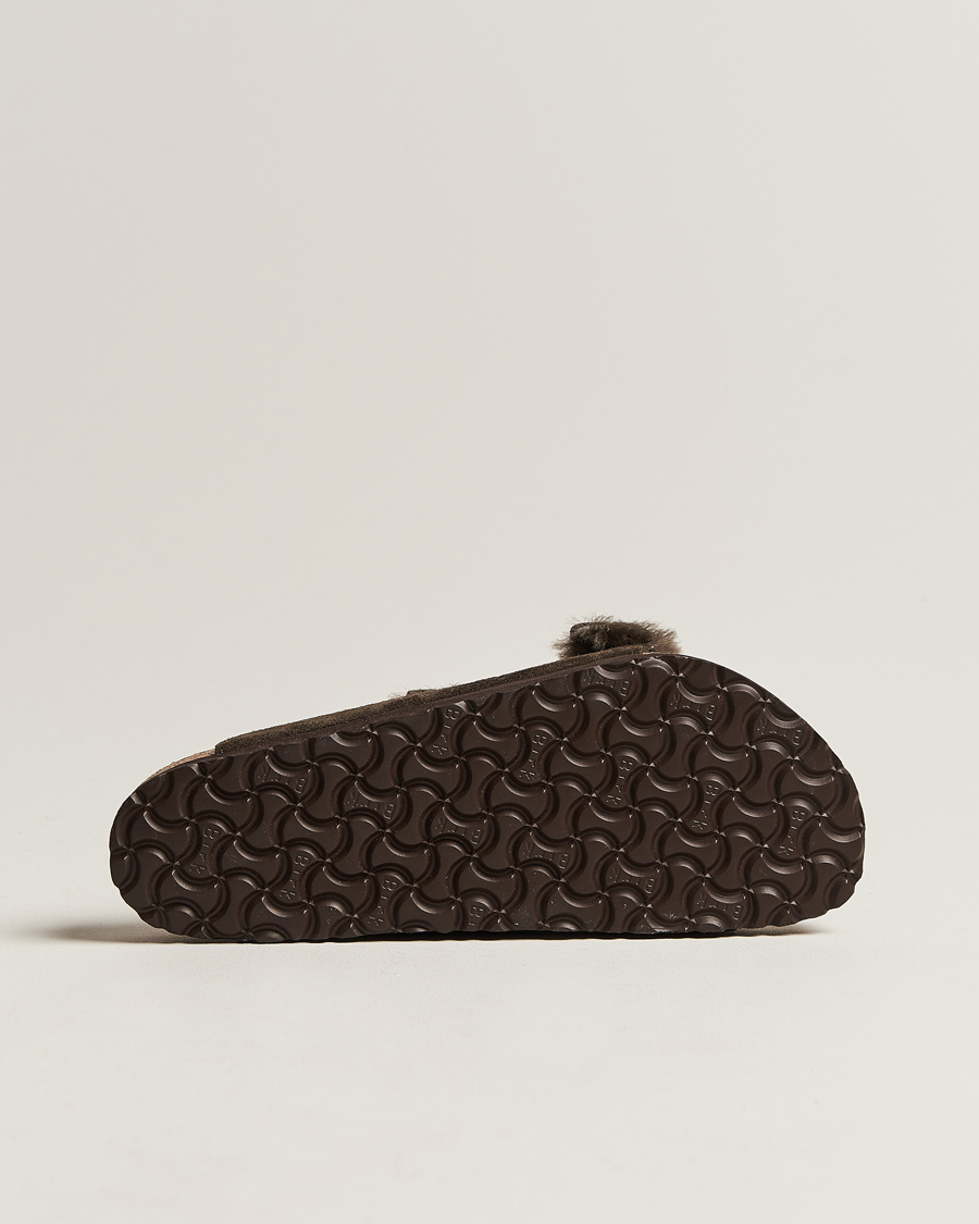 Herre | Sandaler & Hjemmesko | BIRKENSTOCK | Arizona Classic Footbed Shearling Mocha Suede