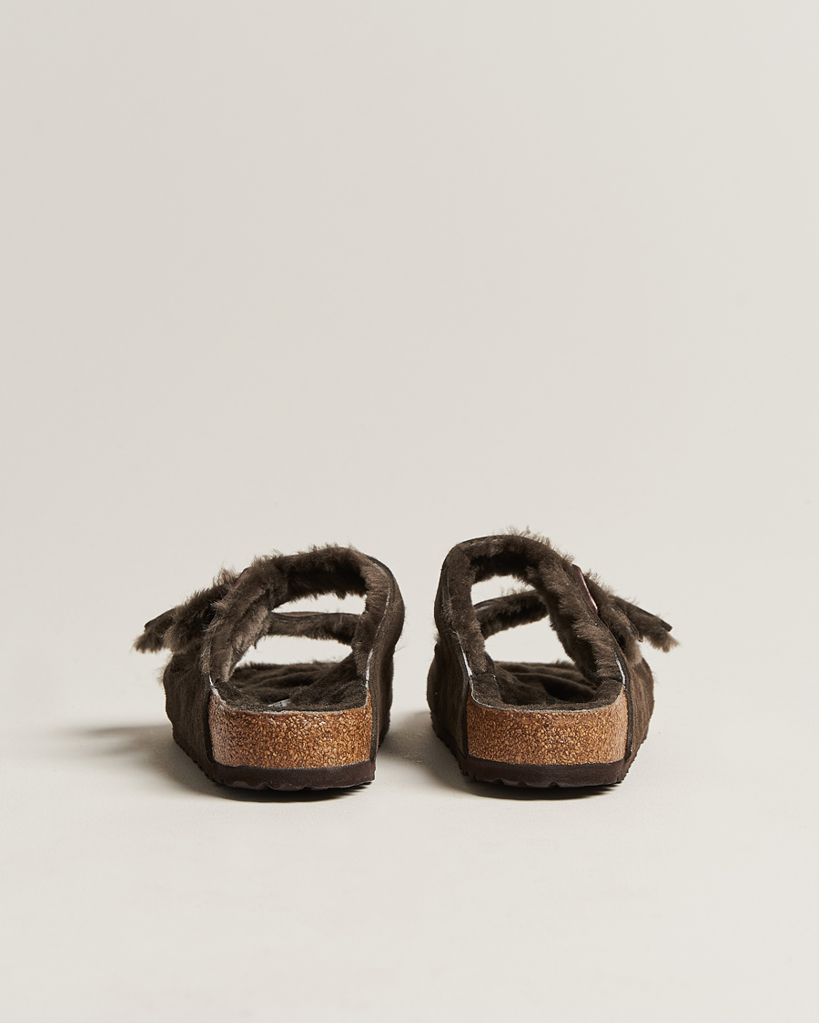 Herre | Sandaler & Hjemmesko | BIRKENSTOCK | Arizona Classic Footbed Shearling Mocha Suede