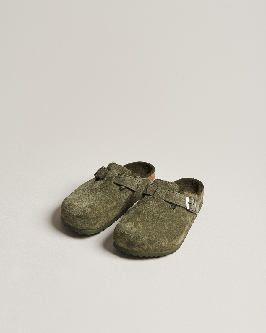 Herre | Afdelinger | BIRKENSTOCK | Boston Shearling Thyme Suede