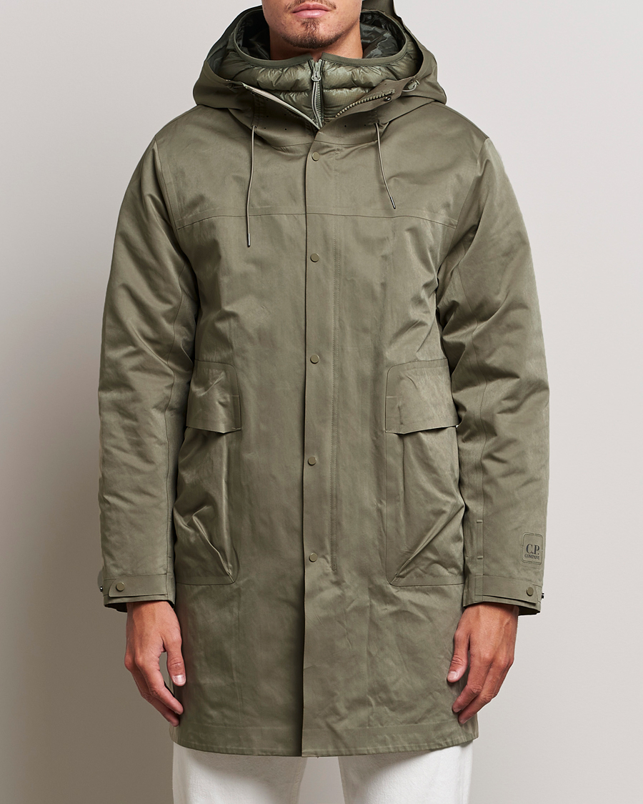 Herre | Jakker | C.P. Company | Metropolis A.A.C. Two in One Down Parka Olive