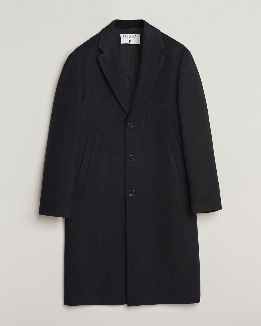 Herre | Jakker | Filippa K | London Wool Coat Black