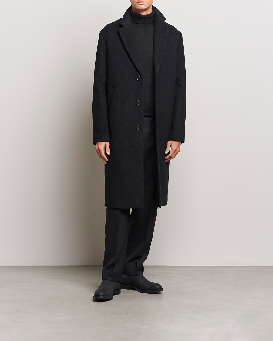 Herre | Jakker | Filippa K | London Wool Coat Black