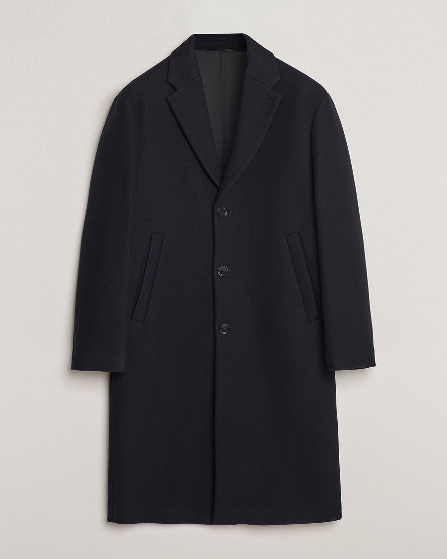 Herre | Jakker | Filippa K | London Wool Coat Navy