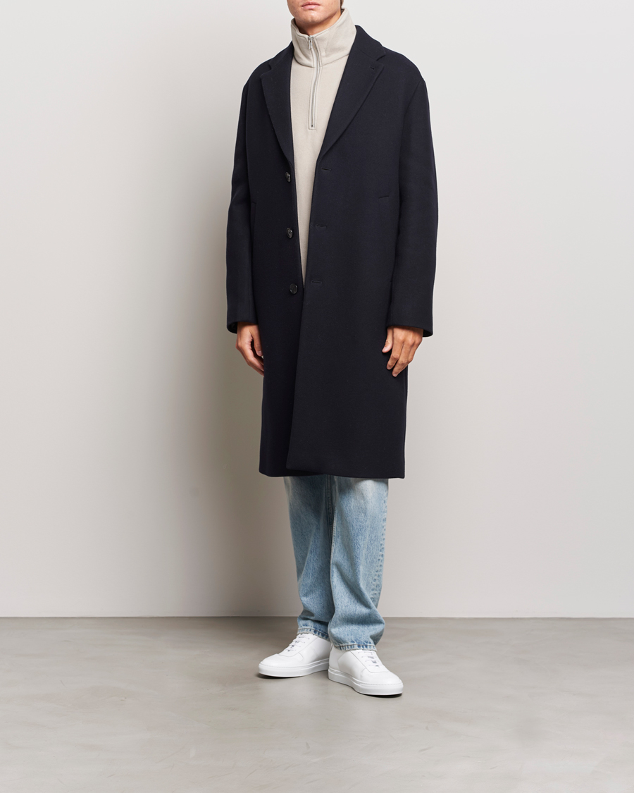Herre | Jakker | Filippa K | London Wool Coat Navy