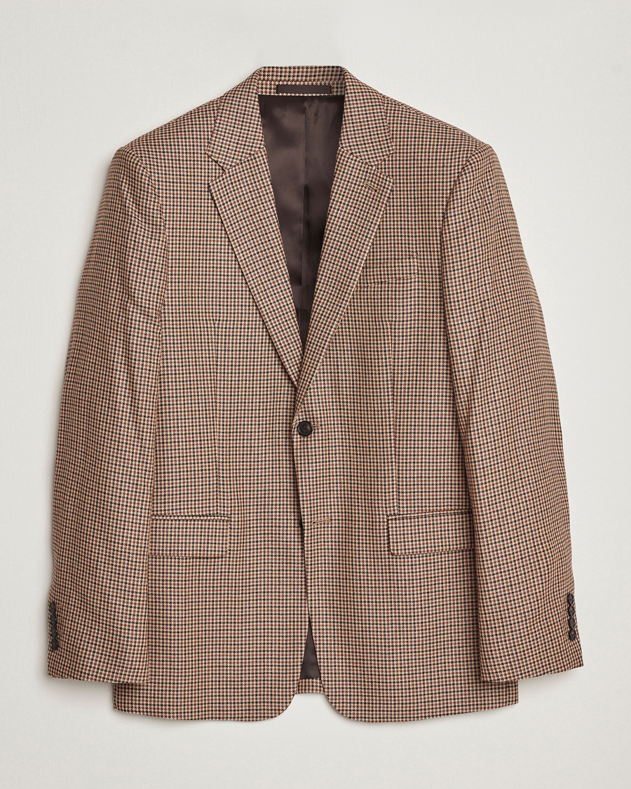 Herre | Blazere & jakker | Filippa K | Wool Checked Blazer Beige/Brown