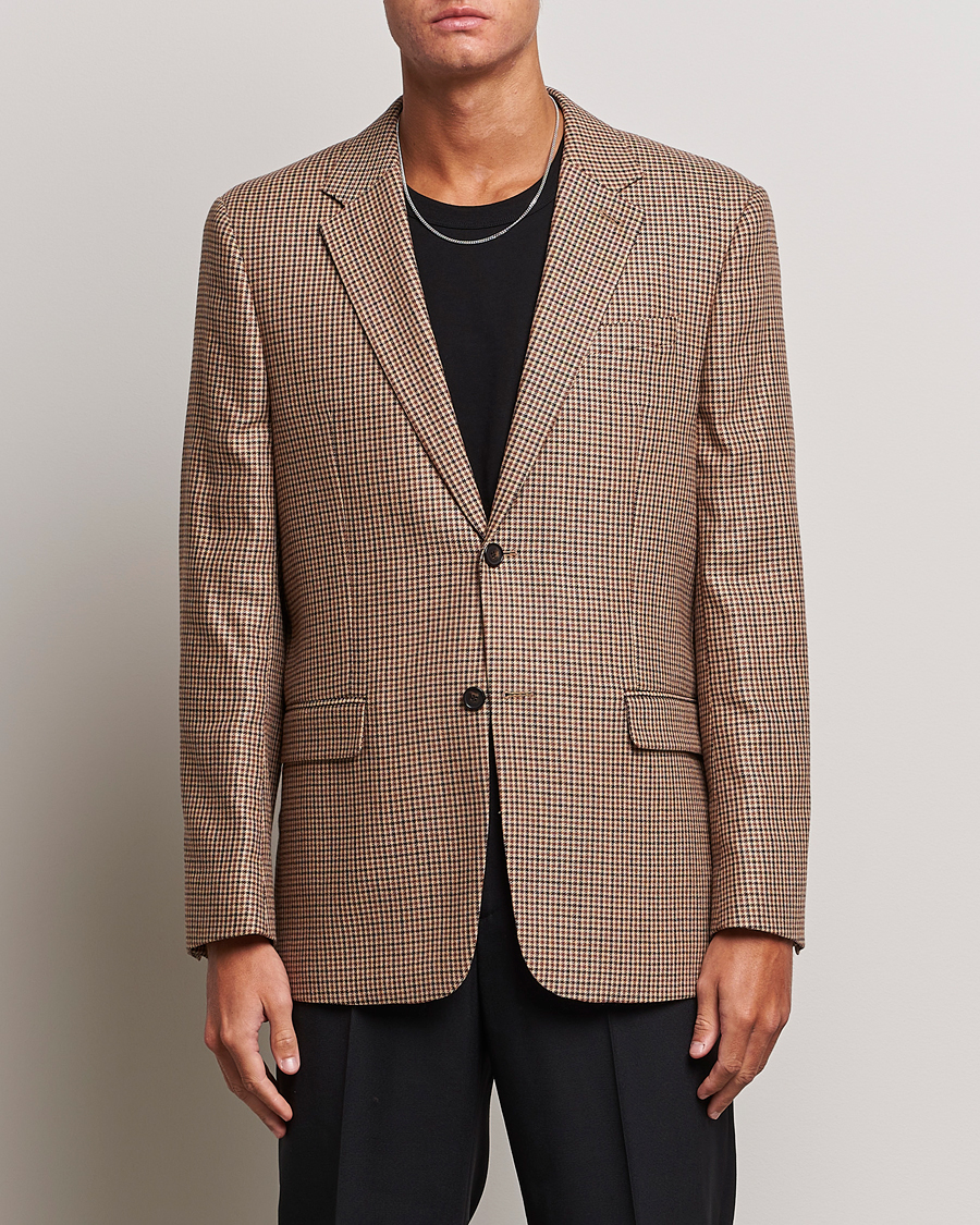 Herre | Blazere & jakker | Filippa K | Wool Checked Blazer Beige/Brown